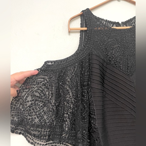 Tadashi Shoji Esme Dress, Black Sz M / sz 8 - Picture 6 of 13